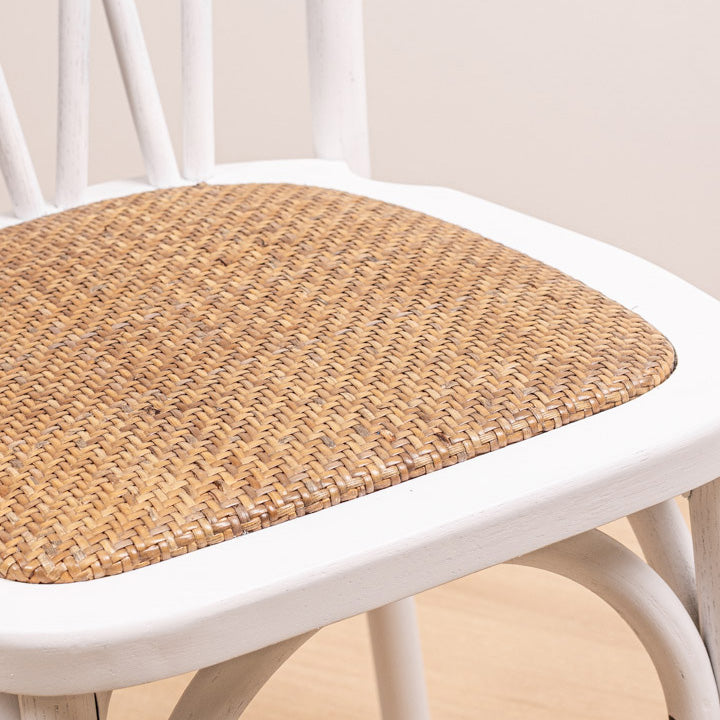 Silla Crosswood Blanca