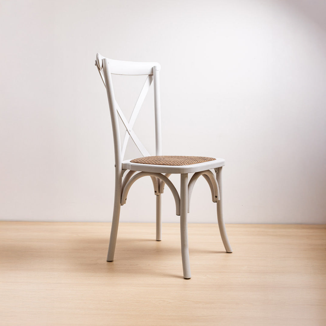 Silla Crossback Blanca
