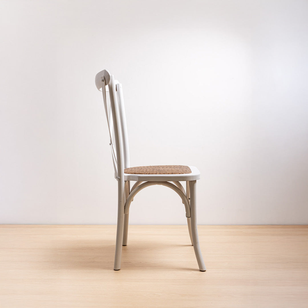 Silla Crossback Blanca