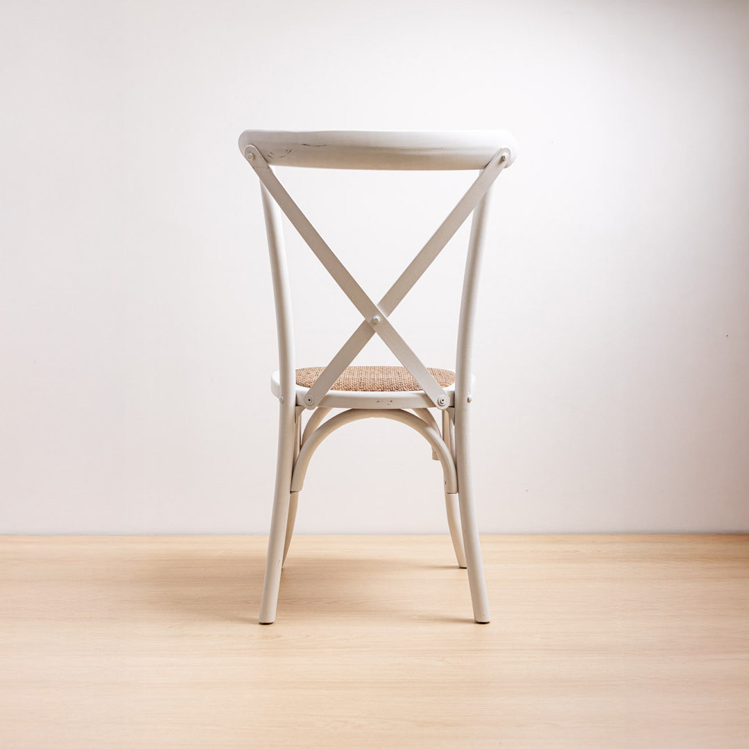 Silla Crossback Blanca