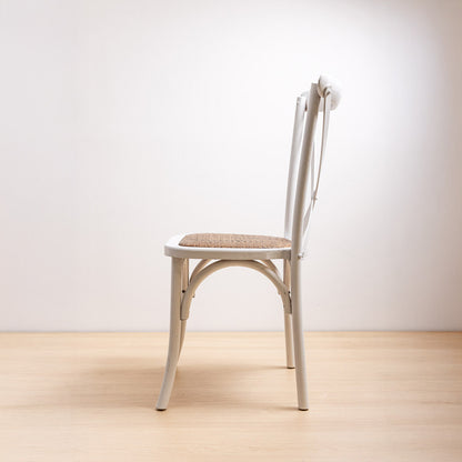 Silla Crossback Blanca