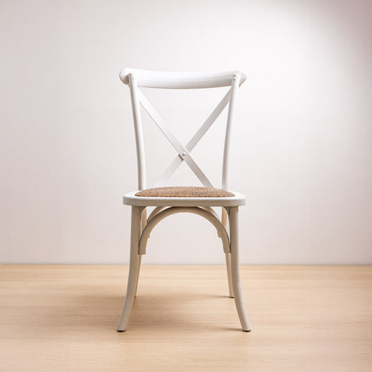 Silla Crossback Blanca