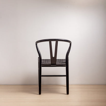 SILLA WISHBONE LUXURY BLACK