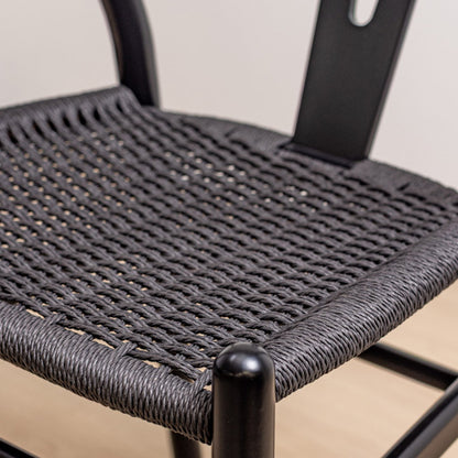 SILLA WISHBONE LUXURY BLACK