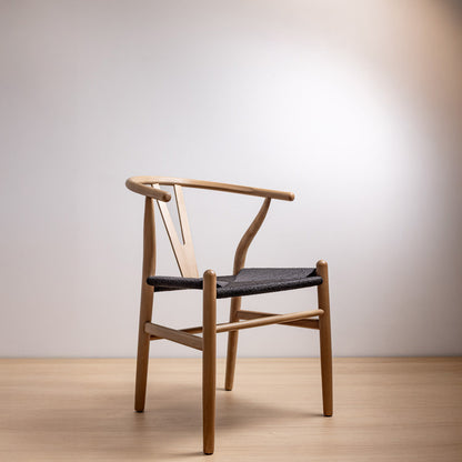Silla Wishbone Natural Black