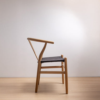 Silla Wishbone Natural Black