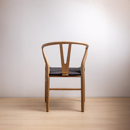 Silla Wishbone Natural Black