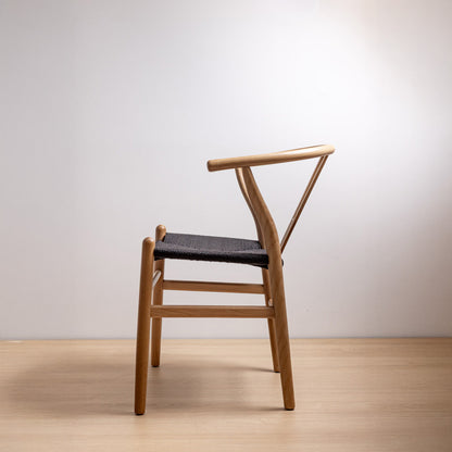 Silla Wishbone Natural Black