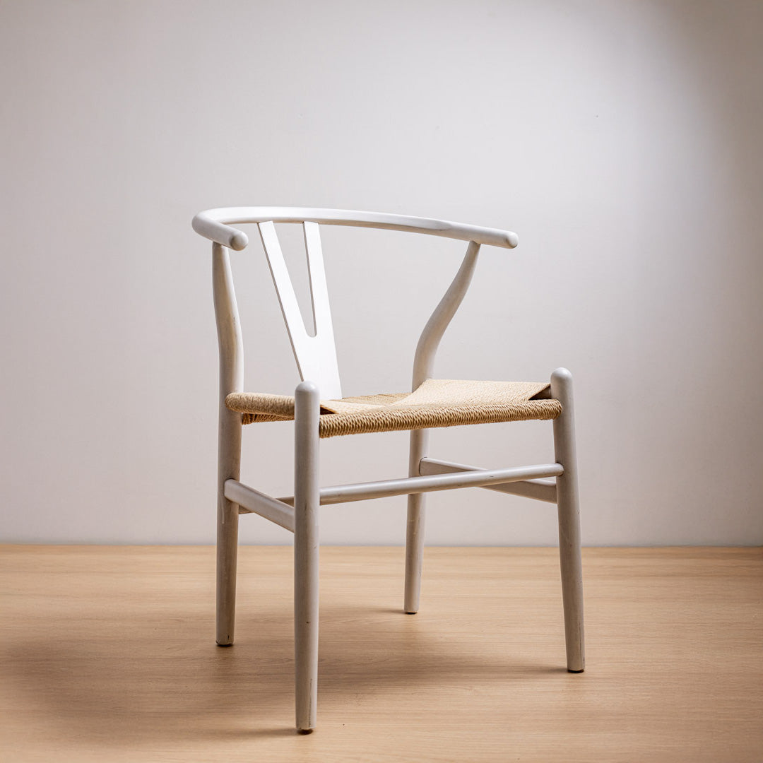 Silla Wishbone Blanca