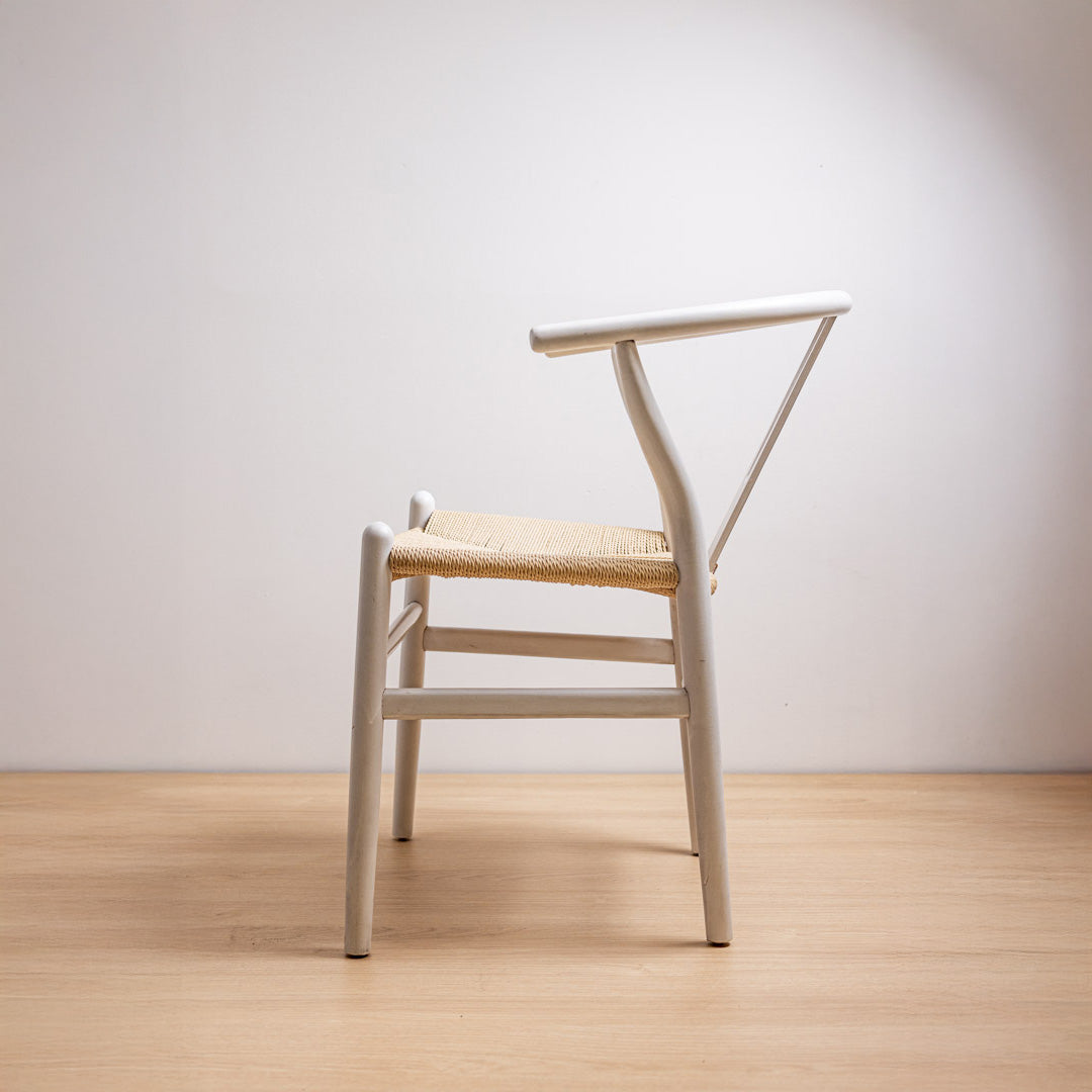 Silla Wishbone Blanca