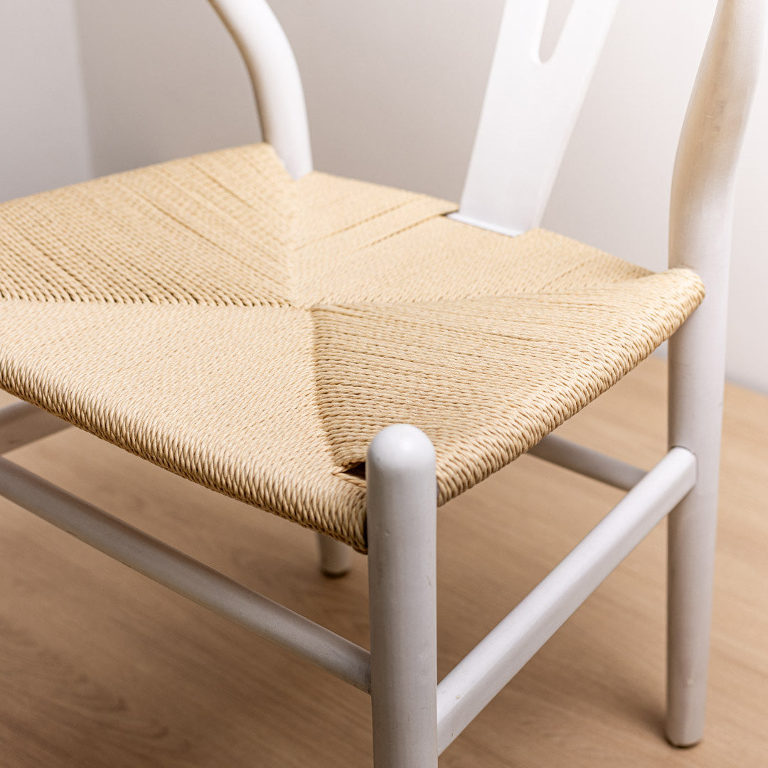 Silla Wishbone Blanca