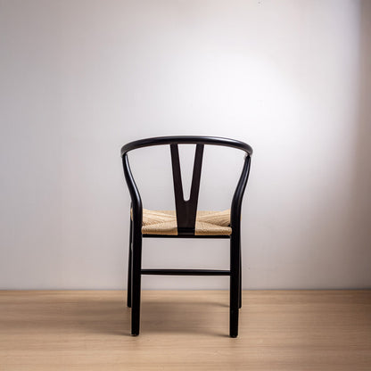 Silla Wishbone Negra