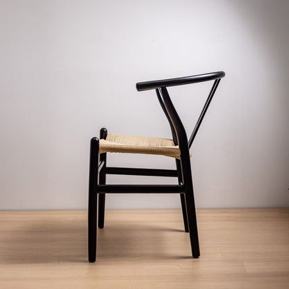 Silla Wishbone Negra