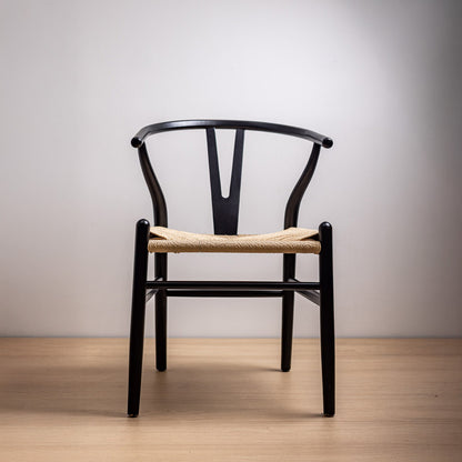 Silla Wishbone Negra