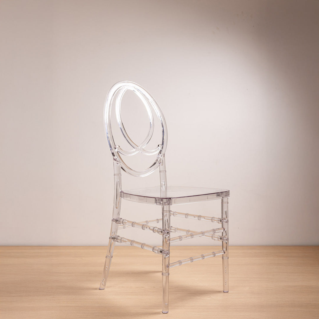 Silla Fenix Resina Transparente NO incluye cojín