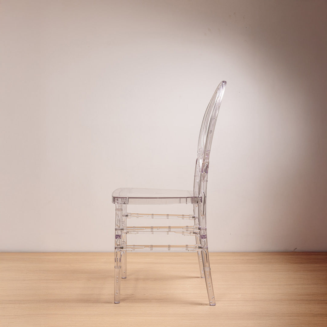 Silla Fenix Resina Transparente NO incluye cojín