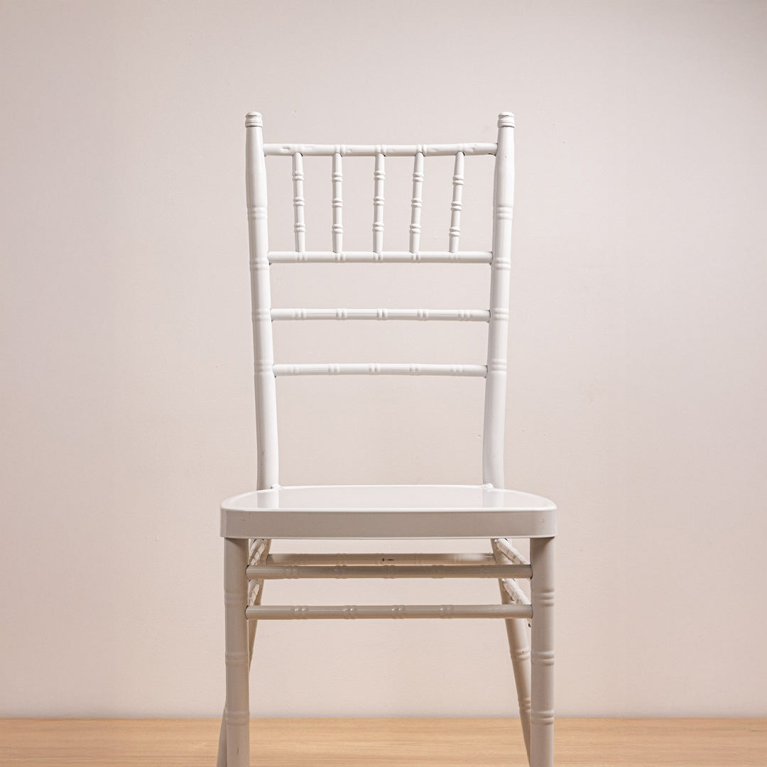 Silla Chiavari Blanca Incluye Cojín