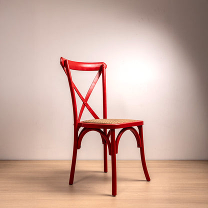 SILLA CROSSBACK ROJA