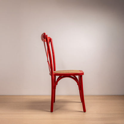 SILLA CROSSBACK ROJA