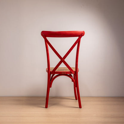 SILLA CROSSBACK ROJA