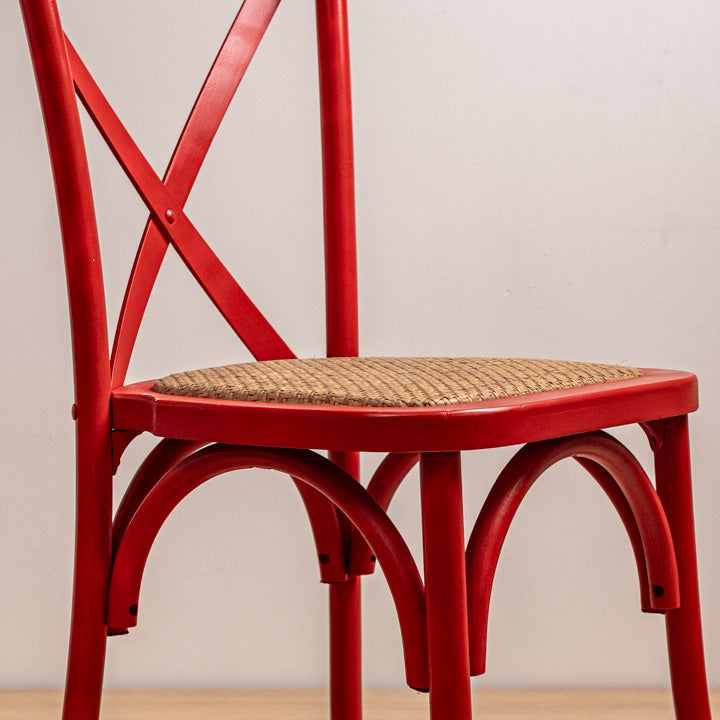 SILLA CROSSBACK ROJA