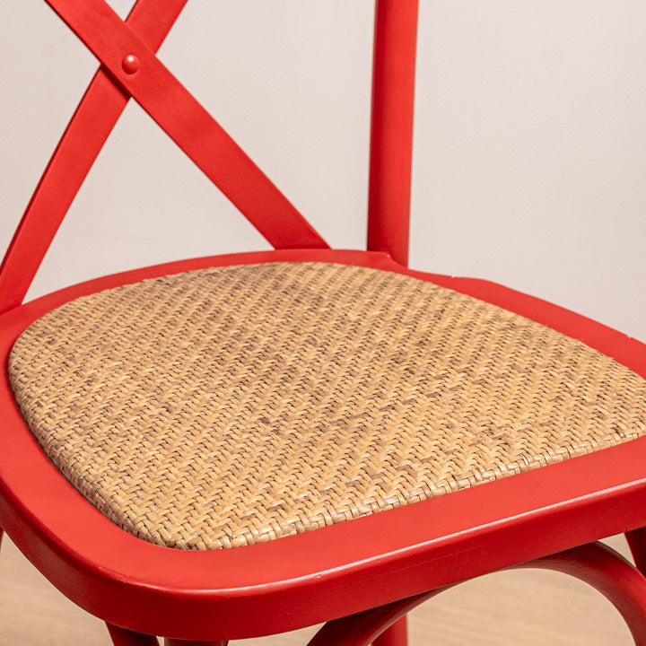 SILLA CROSSBACK ROJA