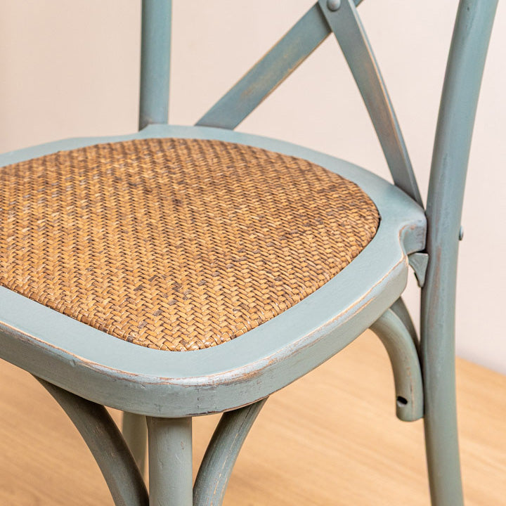 Silla Crossback Menta Vintage