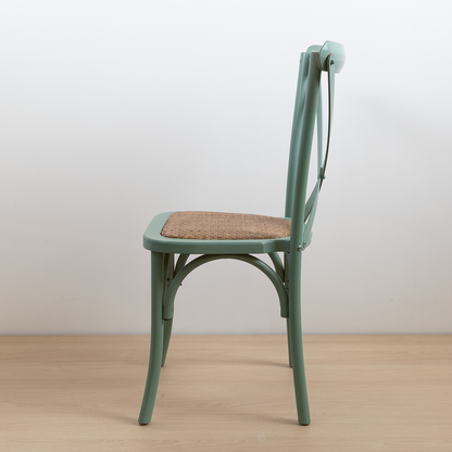 Silla Crossback Menta Vintage
