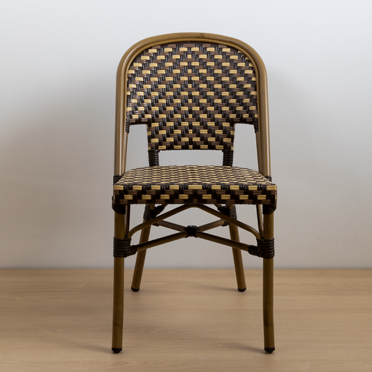 SILLA PARISINA (S/B) CAFÉ Y CREMA