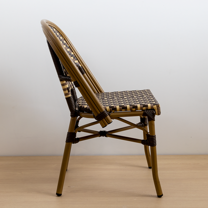 SILLA PARISINA (S/B) CAFÉ Y CREMA
