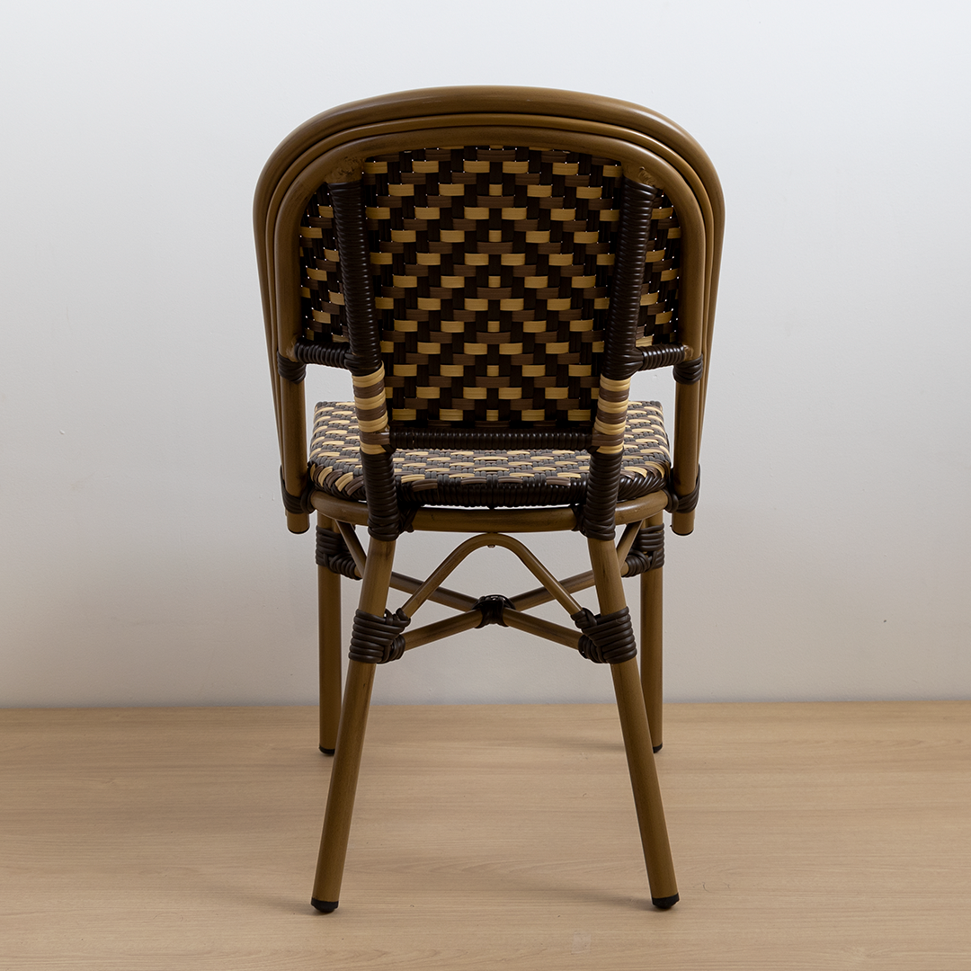 SILLA PARISINA (S/B) CAFÉ Y CREMA