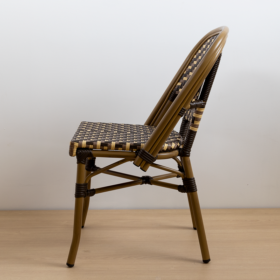 SILLA PARISINA (S/B) CAFÉ Y CREMA
