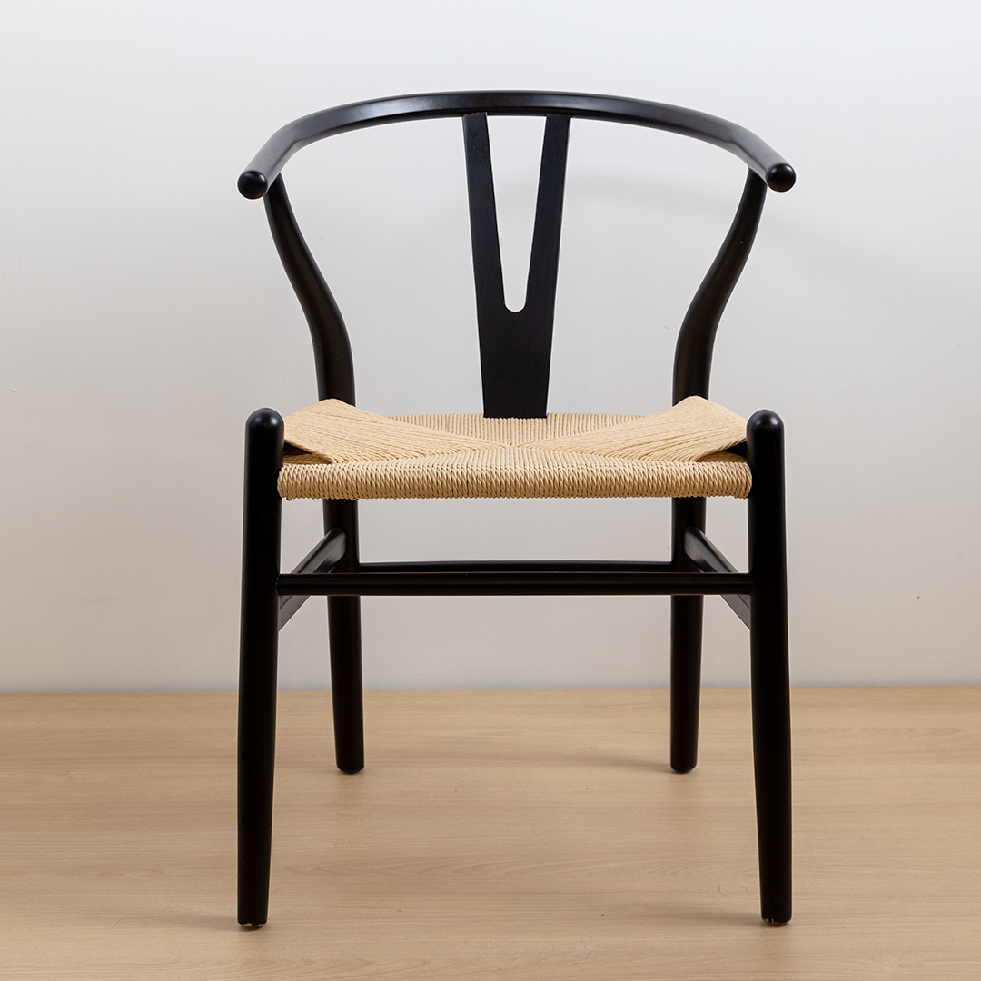 SILLA WISHBONE NEGRA