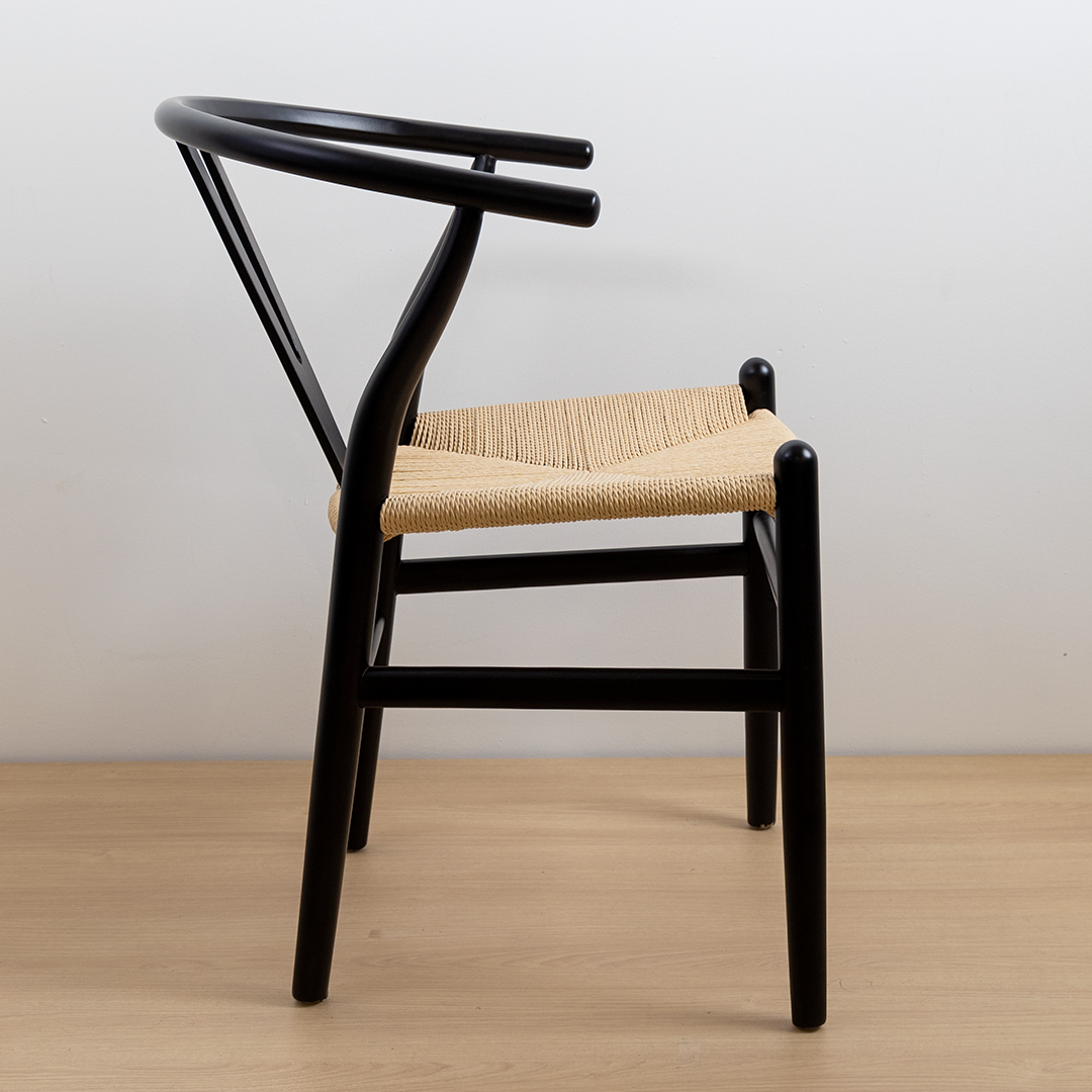 SILLA WISHBONE NEGRA