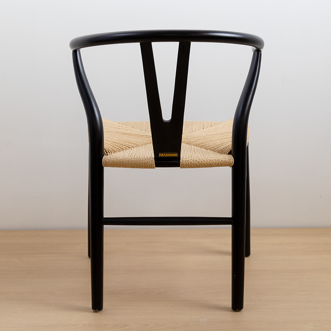SILLA WISHBONE NEGRA