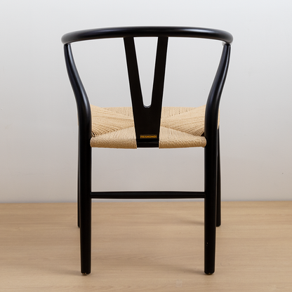 SILLA WISHBONE NEGRA