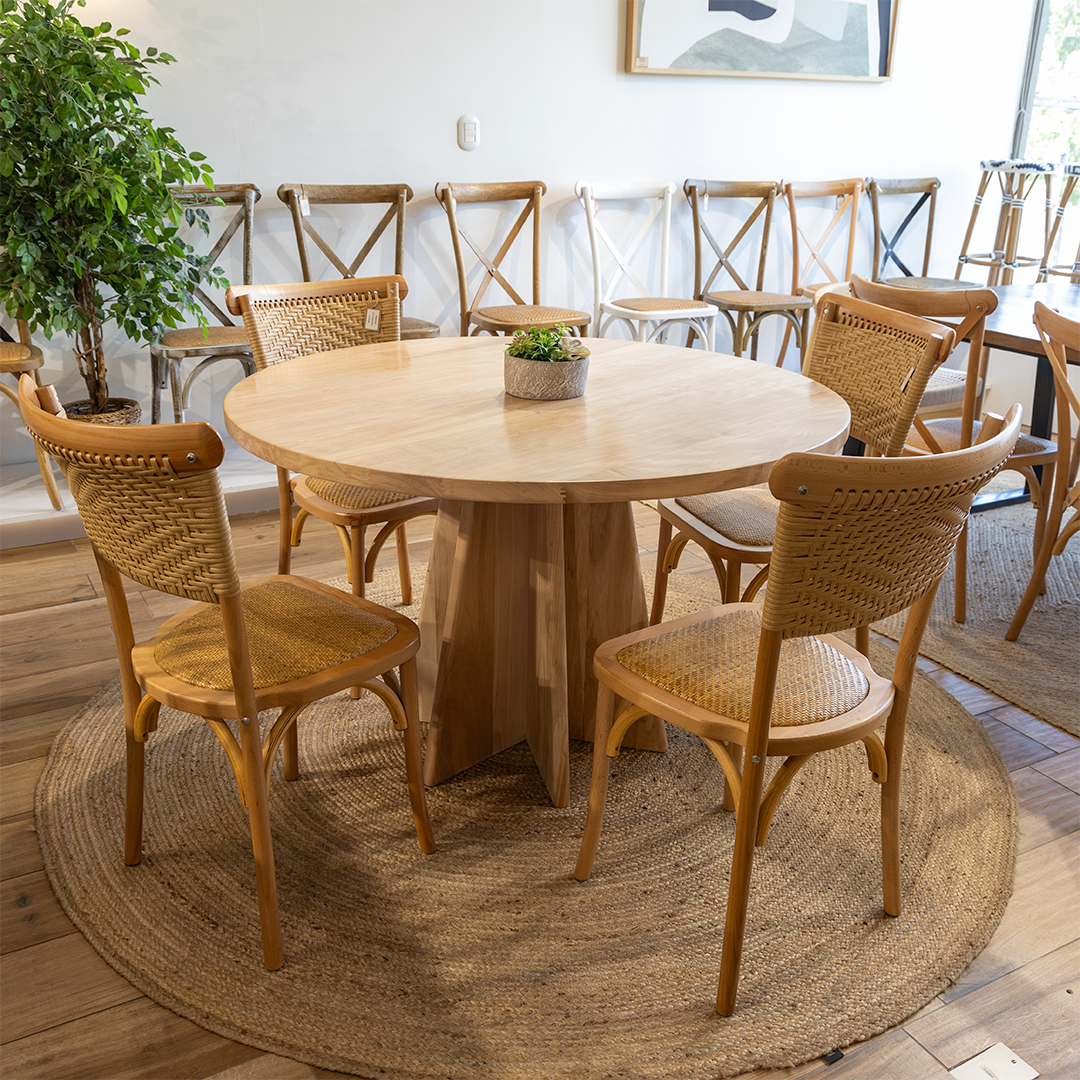 COMEDOR LEONORA + 4 SILLAS SIENNA