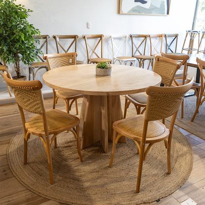 COMEDOR LEONORA + 4 SILLAS SIENNA