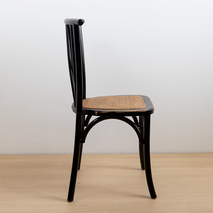 SILLA CROSSWOOD NEGRA VINTAGE
