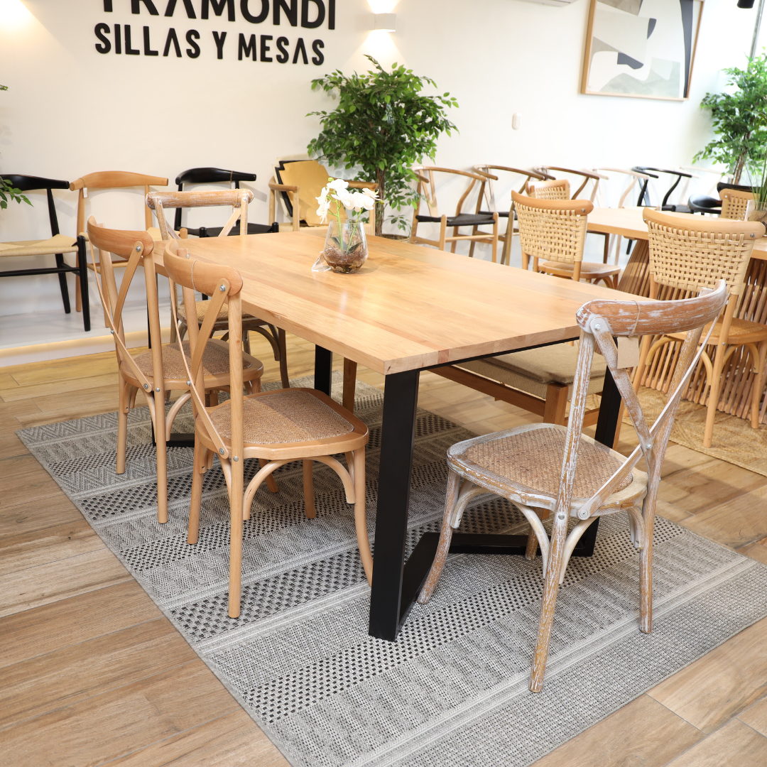 Mesa Filippa Roble Nuevo 160X100Cm Mesa