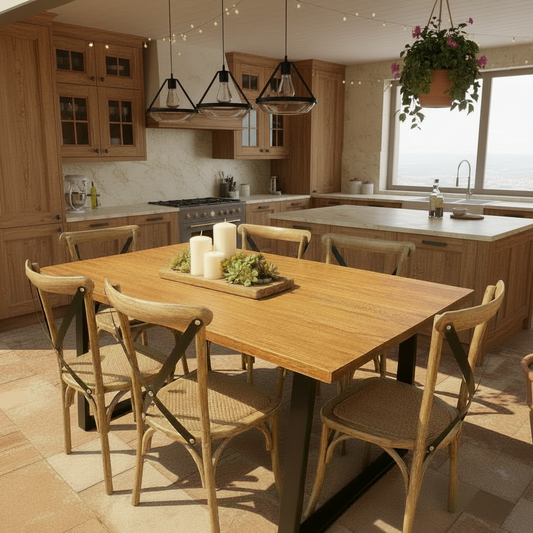 Mesa Magnolia Roble Americano 160X100Cm Mesa