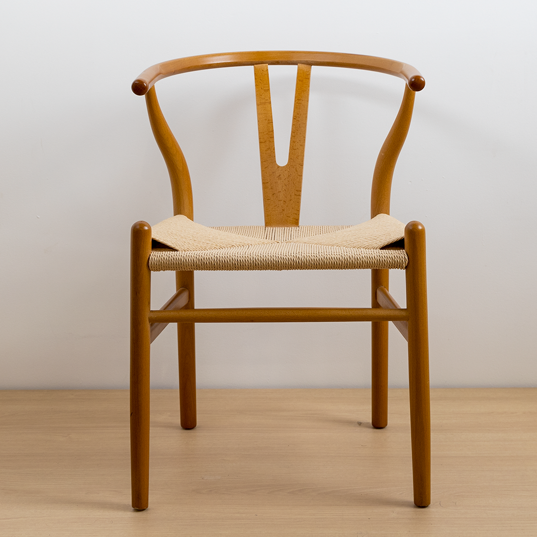 SILLA WISHBONE CARAMEL