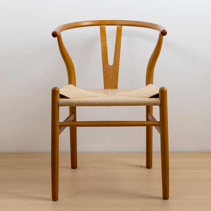 SILLA WISHBONE CARAMEL