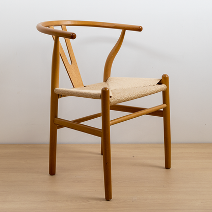 SILLA WISHBONE CARAMEL
