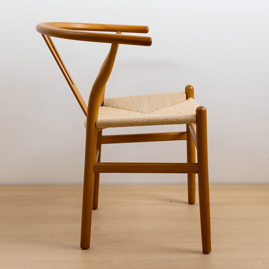 SILLA WISHBONE CARAMEL
