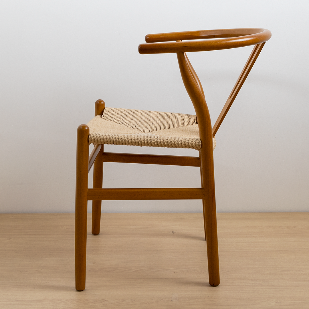 SILLA WISHBONE CARAMEL