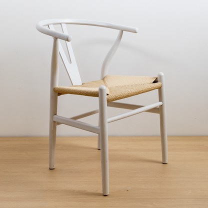 SILLA WISHBONE BLANCA