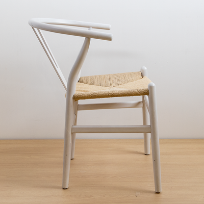 SILLA WISHBONE BLANCA