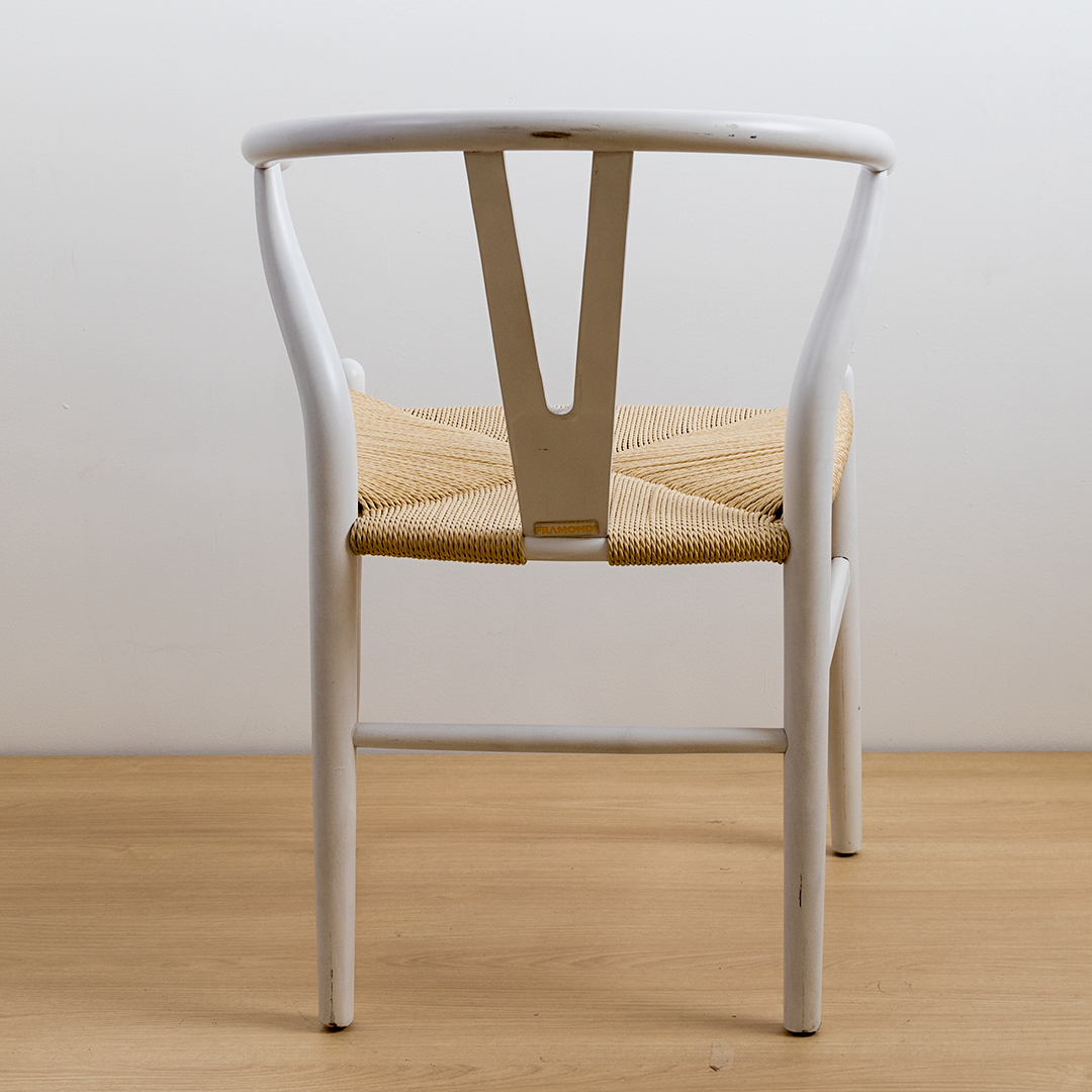 SILLA WISHBONE BLANCA