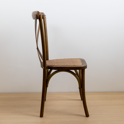 SILLA CROSSBACK ROBLE NOGAL